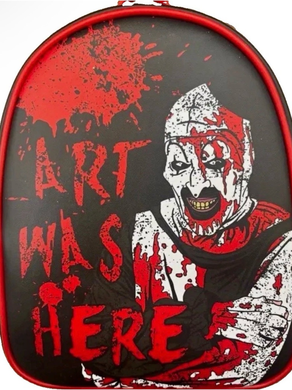 NWT Terrifier 2 Art The Clown Bloody Mini Backpack Art Was Here NWT Horror Movie